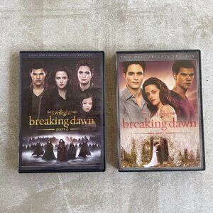 Twilight Saga Breaking Dawn Parts 1 & 2